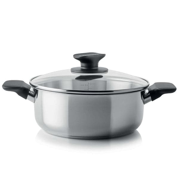 Daily Universal Cookware 4.2Qt/4L Stockpot With Glass Cover